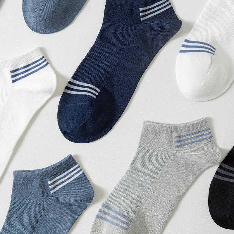 Mens White Cotton Crew Socks factory